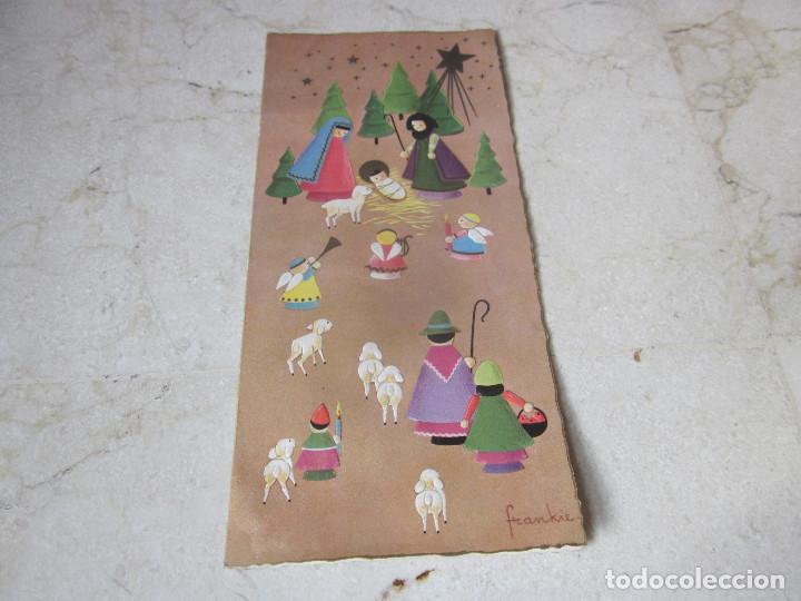 Postais: POSTAL FELICITACION ESCRITA NAVIDAD A&Ntilde;OS 60