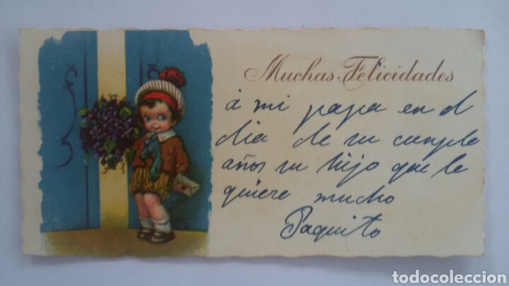 Postais: Felicitaci&oacute;n navide&ntilde;a con motivo infantil.