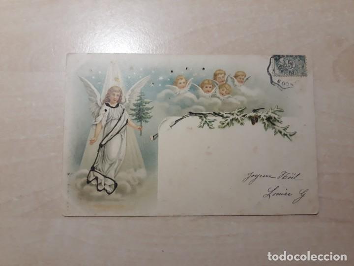 Postales: Postal navidad &aacute;ngeles - Foto 1