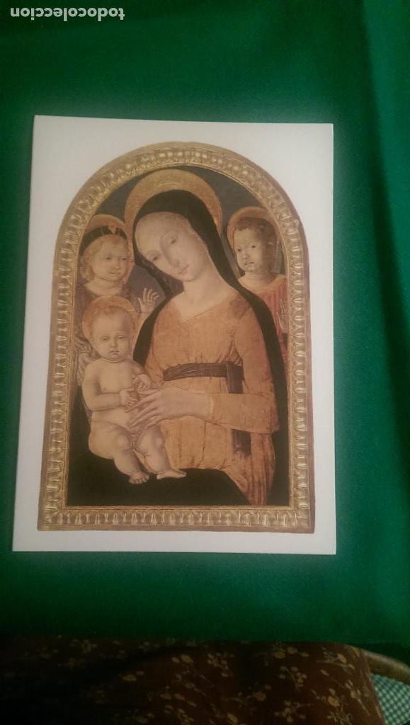 Postcards: POSTAL NAVIDE&Ntilde;A UNICEF &laquo;VIRGEN FRA BARTOLOMEO DEL FRATTORINO&raquo; (SIN ESCRIBIR)