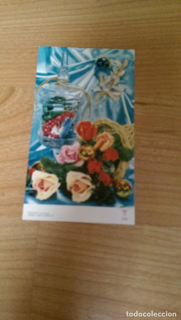 Postales: ANTIGUA POSTAL NAVIDE&Ntilde;A &laquo;JARR&Oacute;N DE CRISTAL Y ROSAS&raquo;