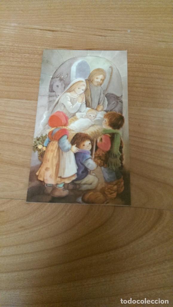 Postcards: POSTAL NAVIDE&Ntilde;A &laquo;SANTA FAMILIA EN ESTABLO CON PASTORCILLOS&raquo; 1988 SERIE 6590/1