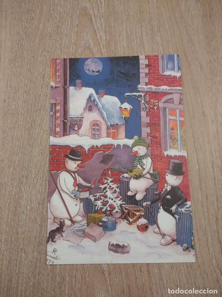 Postales: POSTAL NAVIDE&Ntilde;A &laquo;PREPARANDO LA NAVIDAD&raquo; SERIE E615 - Foto 1