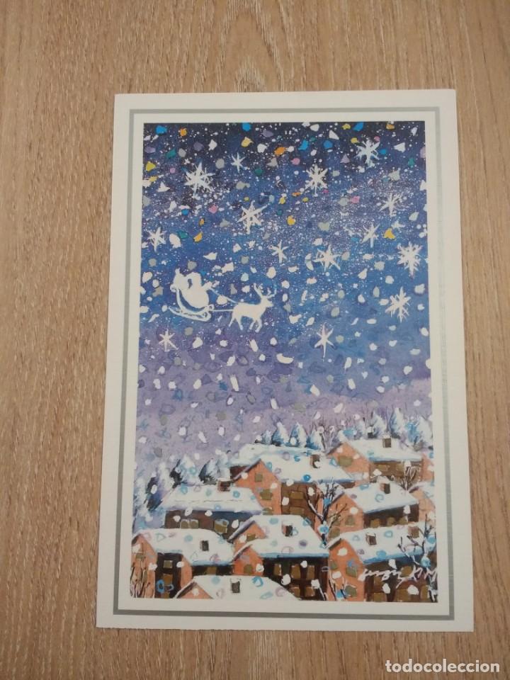 Postales: POSTAL NAVIDE&Ntilde;A &laquo;PUEBLO NEVADO&raquo;