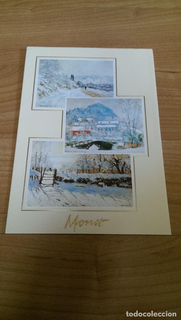 Postais: POSTAL NAVIDE&Ntilde;A &laquo;PAISAJES MONET&raquo;