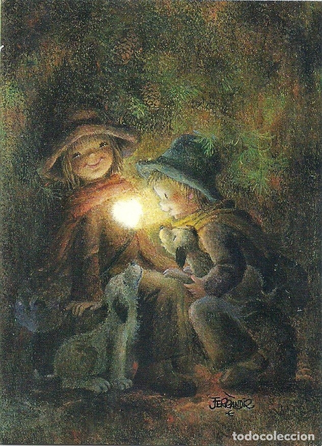 Postkarten: 0978Q -FERR&Aacute;NDIZ - EDICIONES SUBI A.1813.1- DIPTICA 14X10 CM -