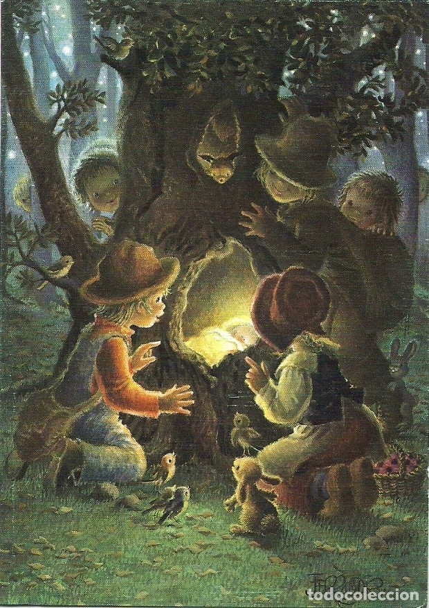 Postkarten: 0979Q -FERR&Aacute;NDIZ - EDICIONES SUBI A.1947.2- DIPTICA 14X10 CM - SIN SE&Ntilde;ALES DE USO