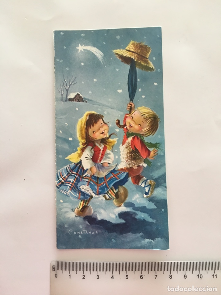 Postais: FELICITACI&Oacute;N NAVIDAD. ILUSTRACI&Oacute;N CONSTANZA. H. 1970?.