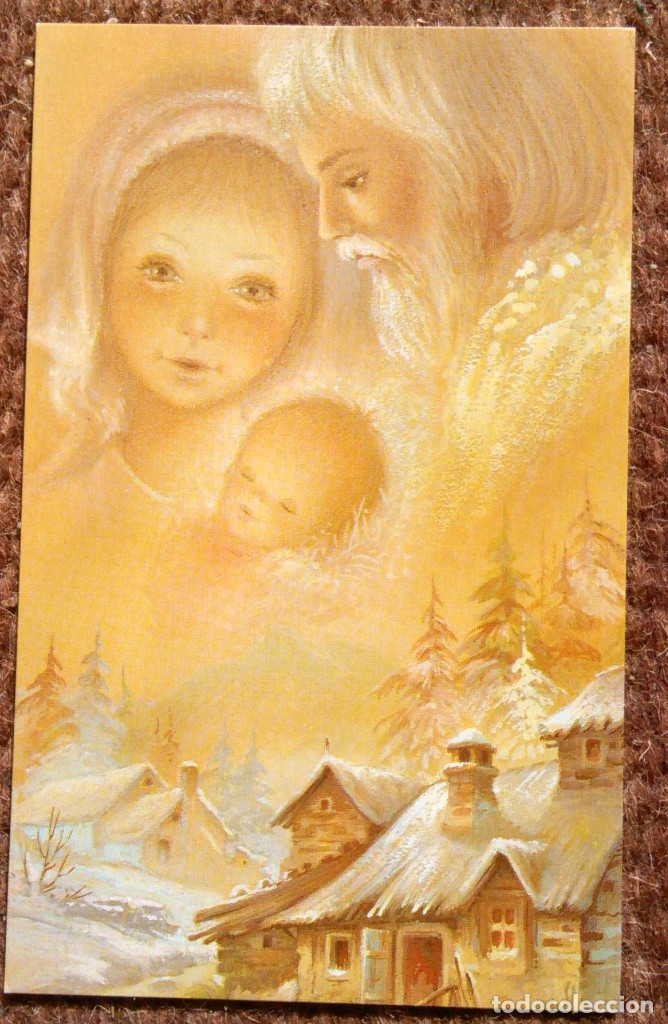 Postales: TARJETA DE NAVIDAD- belen - nacimiento