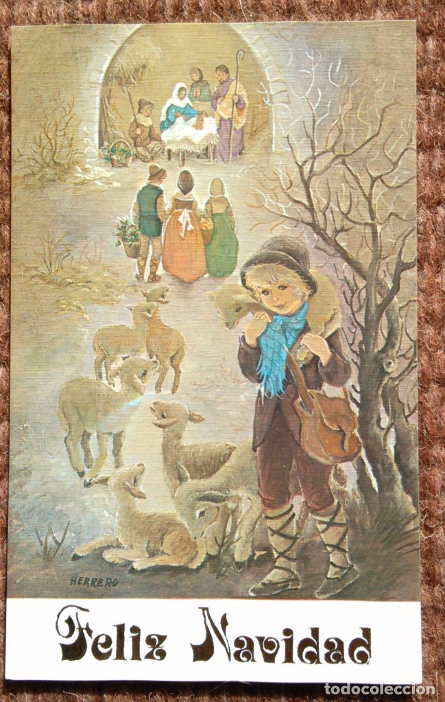 Postales: TARJETA DE NAVIDAD - NACIMIENTO - BELEN