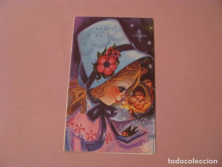 Postais: POSTAL DIPTICA NAVIDAD. ED. RESMA COLOR. 1992. 13X8 CM. ESCRITA 1995.