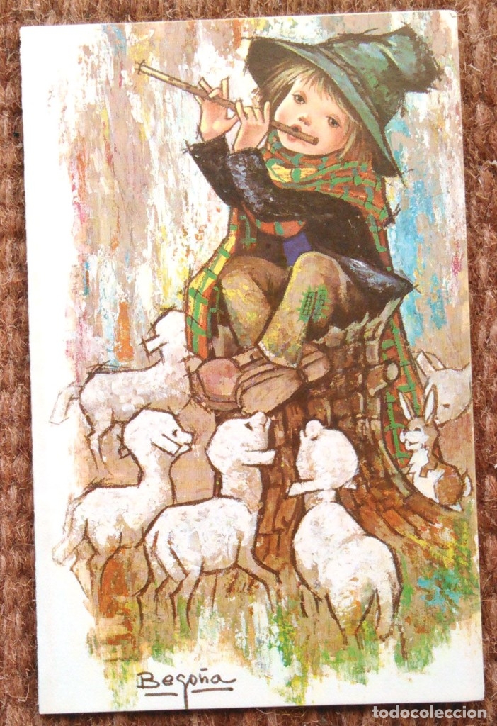 Cartoline: TARJETA DE NAVIDAD - ILUSTRACION BEGO&Ntilde;A