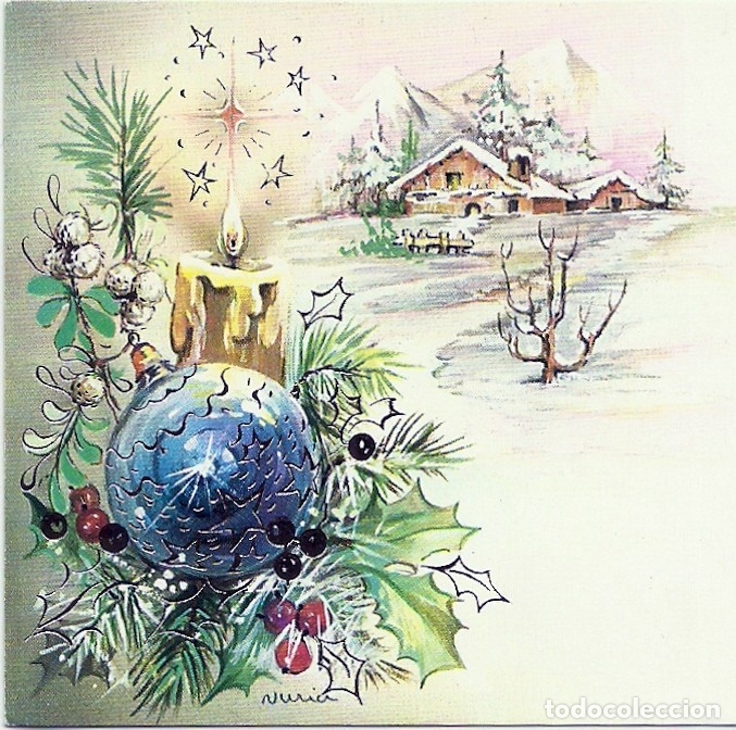 Cartoline: 0753P - NURIA BAR&Oacute; - EDICIONES CYZ SERIE 539.132.B - 15,8X8,5 CM - REMARCACI&Oacute;N EN DORADOS