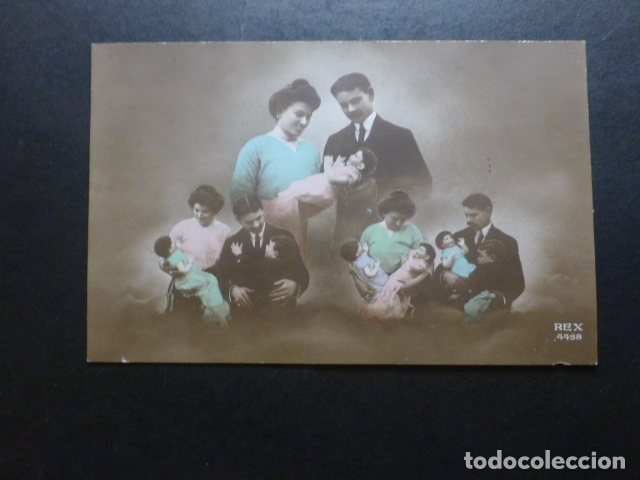 Postales: BEBES CON SUS PADRES POSTAL - Foto 1