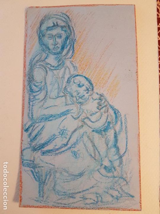 Postales: FELICITACION NAVIDE&Ntilde;A 1971 ILUSTRADA A MANO 10X17,5 CMTS