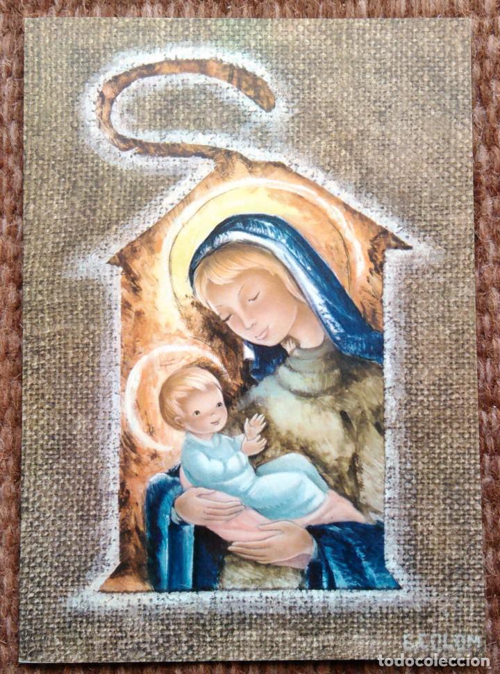 Postales: TARJETA NAVIDAD 1965- belen - nacimiento