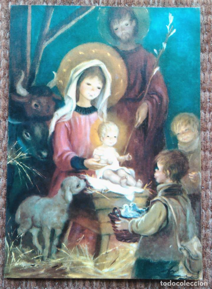 Postales: TARJETA NAVIDAD 1965 NACIMIENTO - BELEN
