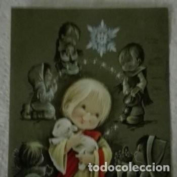 Postais: -73641 POSTAL DIBUJO NI&Ntilde;OS EN NAVIDAD, ILUSTRACION MARICHU, ED. C Y Z 1625/34-C