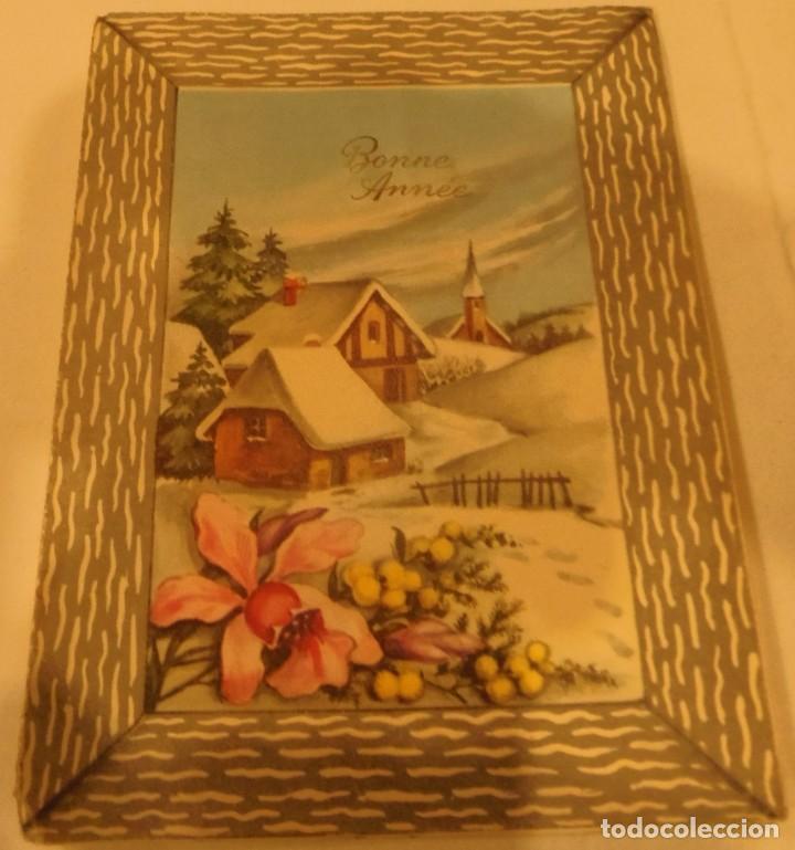 Postais: PRECIOSA FELICITACION DE NAVIDAD DIPTICO TROQUELADO-CHARME 2265/1 BONNE ANNEE