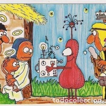 Postkarten: -62938 POSTAL DIBUJO HUMOR BELEN NACIMIENTO, ILUSTRADO POR J L PRATS, MODELO 6, NAVIDAD, 1981
