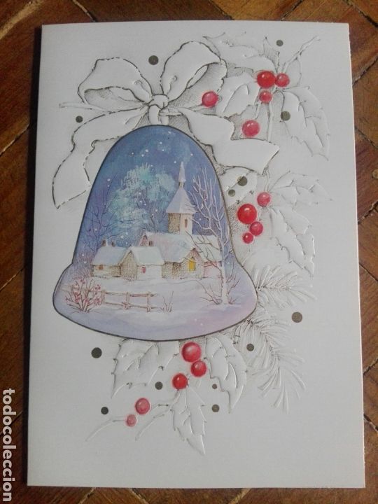 Postcards: Felicitaci&oacute;n navide&ntilde;a sin utilizar - A&ntilde;os 90 - Pedido m&iacute;nimo 3&euro;