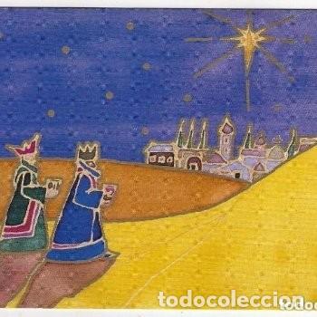 Postcards: -68250 POSTAL PINTURA NAVIDAD, LOS REYES MAGOS DE ORIENTE, DE TOM YENDELL, CON LA BOCA Y PIE