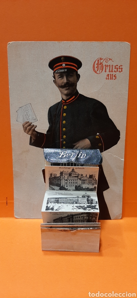 Postales: TARJETA POSTAL CARTERO BERL&Iacute;N 1911. - Foto 1