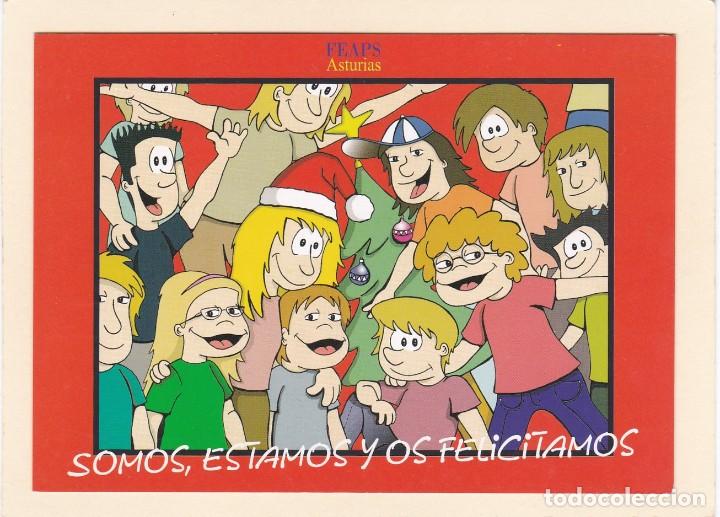 Postais: POSTAL FELICITACION DE NAVIDAD. FEAPS. ASTURIAS