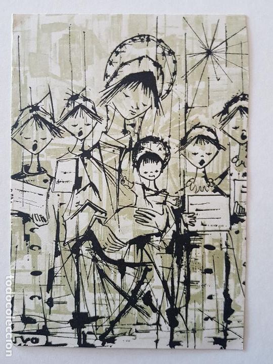 Postais: FELICITACION NAVIDE&Ntilde;A UVO ILUSTRADOR POSTAL 15,5 X 10,5 CMTS