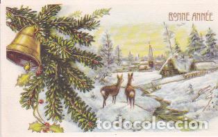 Cartes Postales: * CIERVOS * Postalita navidad : Bonne Ann&eacute;e
