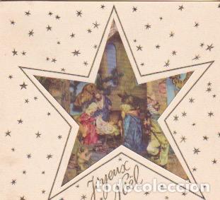 Cartes Postales: * ESTRELLA * Postal francesa Navidad: Joyeux No&euml;l