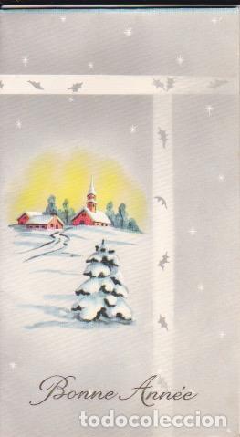 Cartes Postales: Postal francesa tridimensional y desplegable : Bonne Ann&eacute;e