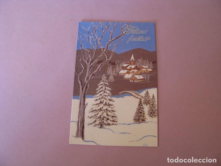 Postkarten: POSTAL DIPTICA DE NAVIDAD. FELICES FIESTAS. ED. GOLDEN N&ordm; 35. SIN CIRCULAR.