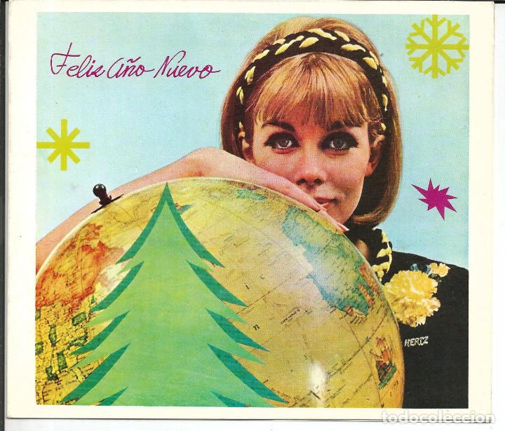 Postais: FELICITACION NAVIDAD DE *HERTZ DE ESPA&Ntilde;A, S.A*, A&Ntilde;O 1967 - DIPTICA, 17X14,5 CM