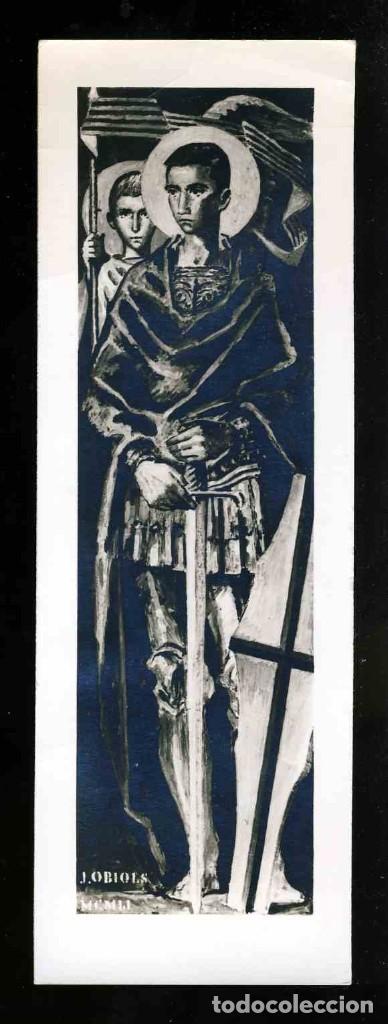 Postcards: Felicitacio nadalenca: Pintura Sant Jordi de J.Obiols
