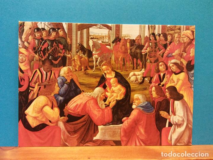 Cartoline: VISITA AL DIVINO NI&Ntilde;O. TARJETA NAVIDE&Ntilde;A. D&Iacute;PTICO. USADA