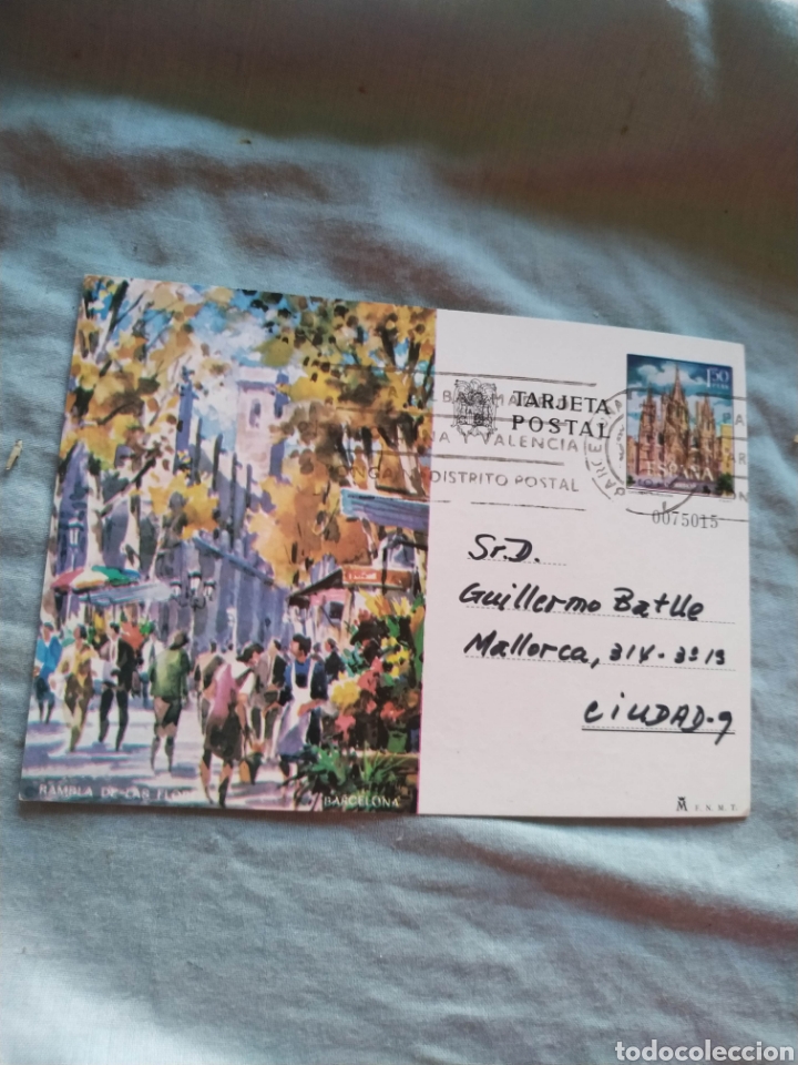 Cartes Postales: Postal Navidad Rambla Flores