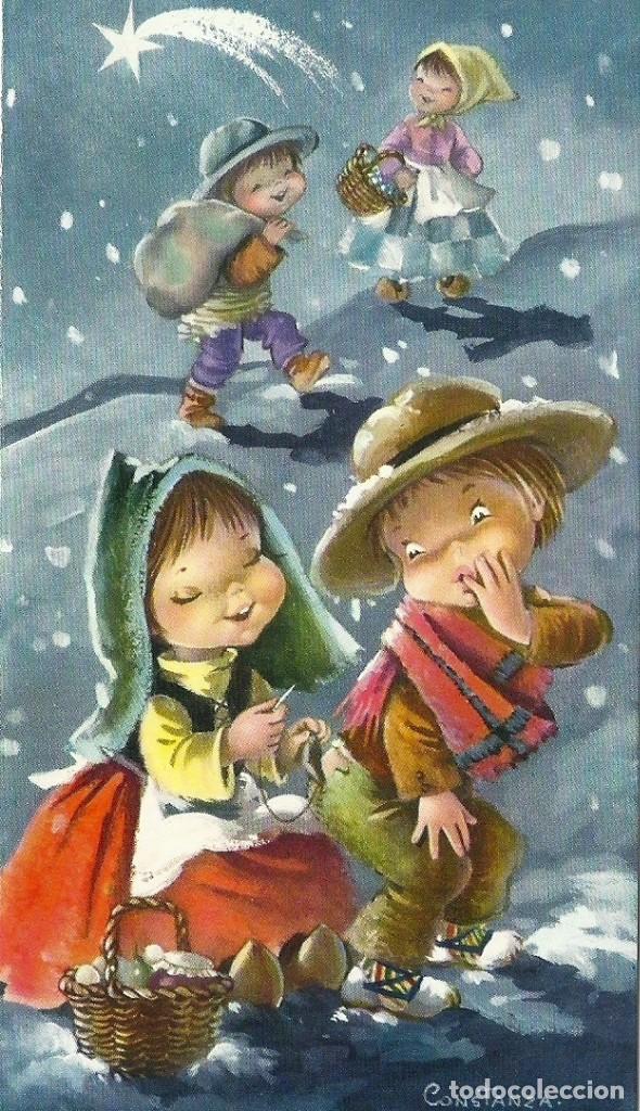 Postcards: 9155 - EDICIONES CYZ SERIE 2974.20.C - DIPTICA 15,8X7,8 CM - ILUSTRA CONSTANZA