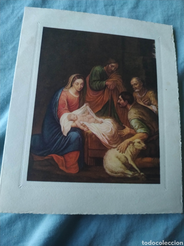 Cartes Postales: Postal de Navidad navide&ntilde;a. Esta escrita. 1958