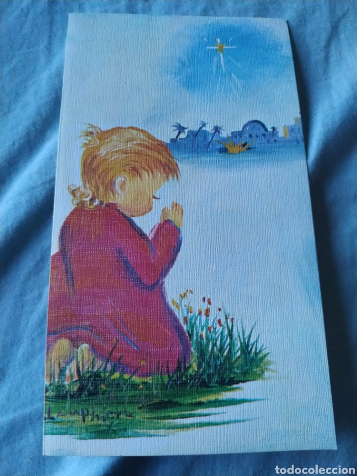 Cartes Postales: Postal de Navidad navide&ntilde;a. Esta escrita Lamphier