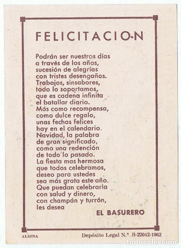 Postales: FELICITACI&Oacute;N EL BASURERO - Foto 2
