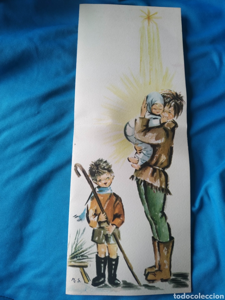 Cartes Postales: Targeta o Postal Navidad navide&ntilde;a Escrita a&ntilde;o 1962