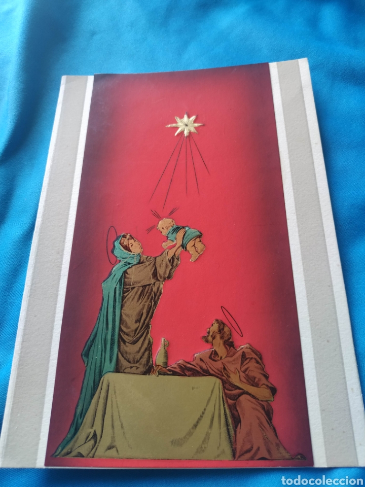 Postales: Targeta o Postal Navidad navide&ntilde;a Escrita 1966 - Foto 1