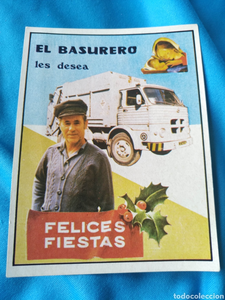 Postales: Targeta o Postal Navidad navide&ntilde;a El Basurero - Foto 1