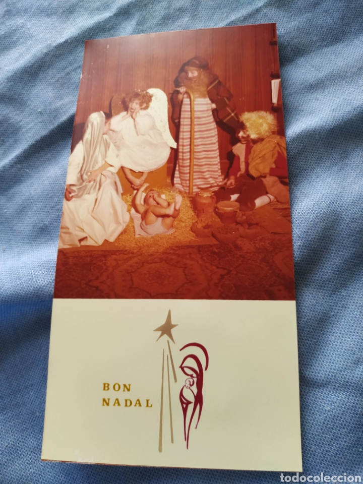 Postales: Postal navide&ntilde;a targeta de Navidad .Escrita - Foto 1