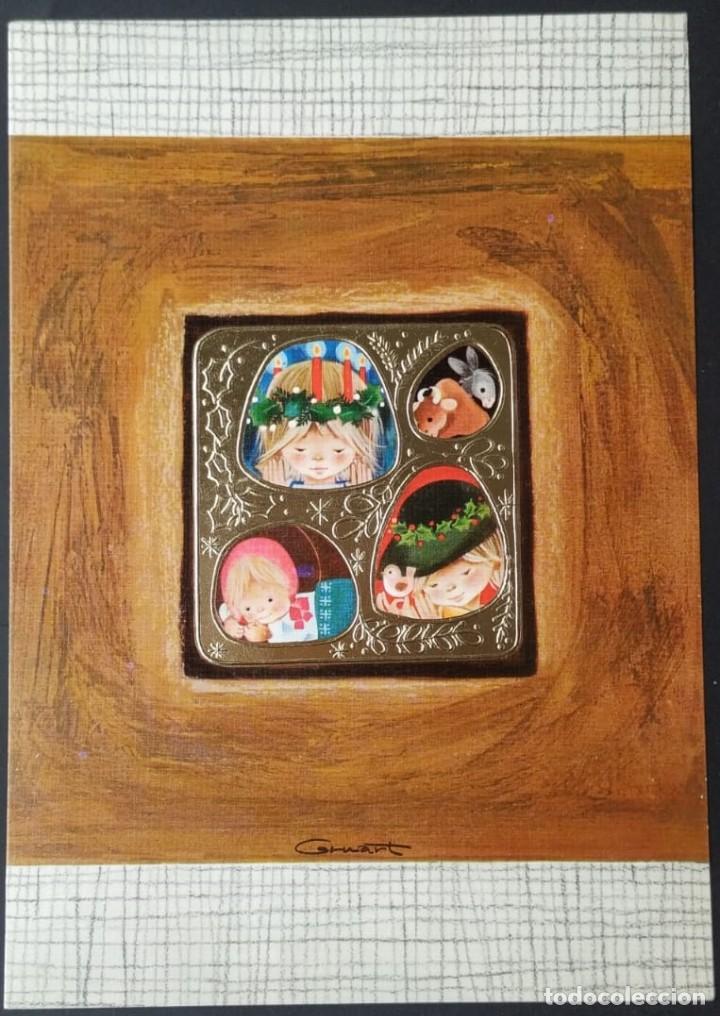 Postales: 9174 - SALMONS - EDICIONES GRUART SERIE RUBI 02.14.010.4 - DIPTICA 17X12 CM - DATA 1983