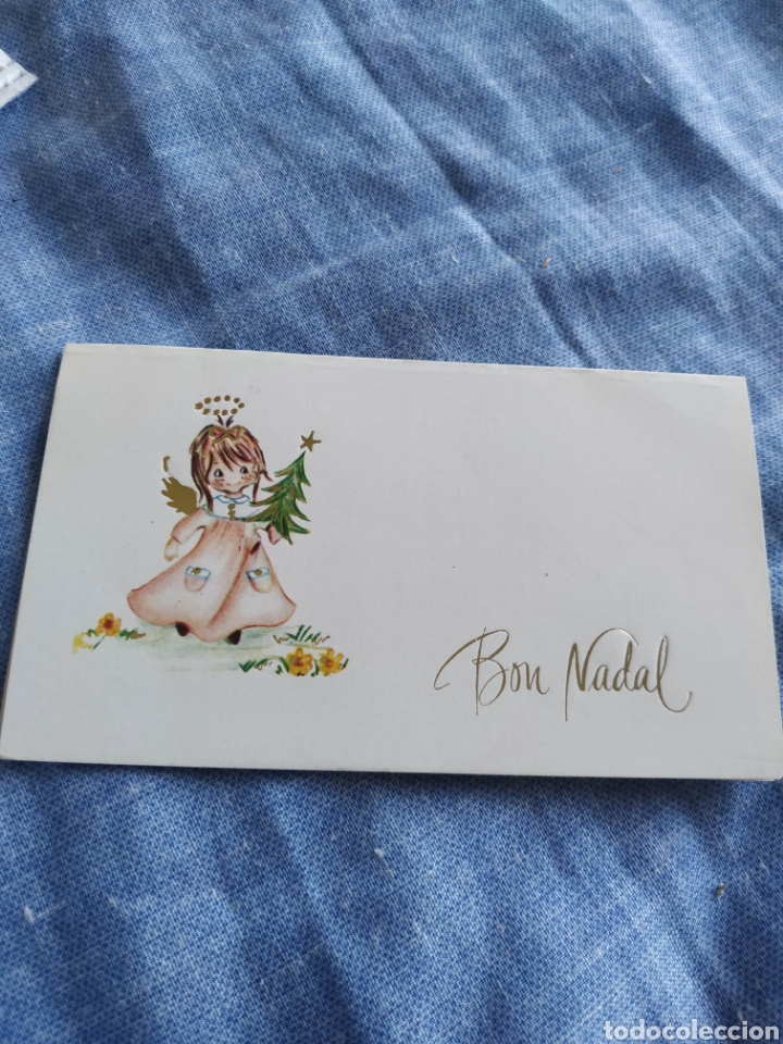 Postcards: Postal Navidad targeta felicitacion navide&ntilde;a. escrita.1975