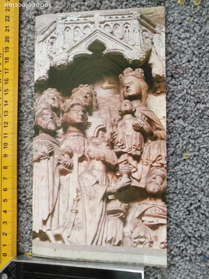Cartoline: felicitaci&oacute;n de navidad potal de belen nacimiento christmas diptico -