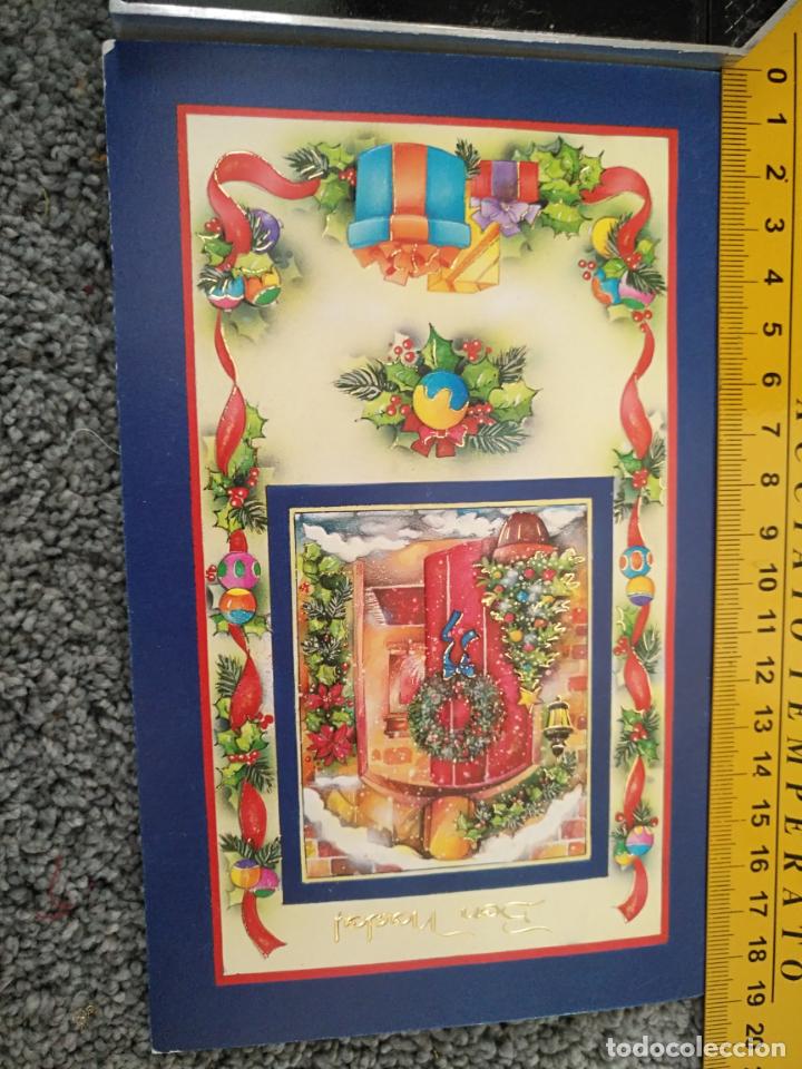 Cartes Postales: felicitaci&oacute;n de navidad potal de belen nacimiento christmas diptico -