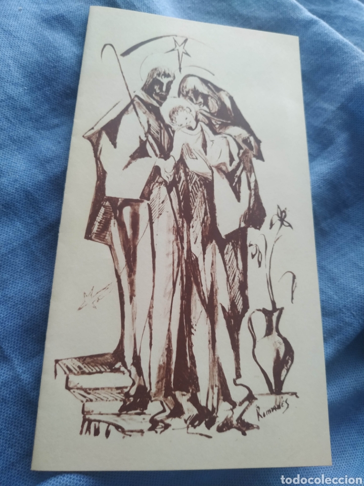 Postais: Postal Navidad targeta felicitacion navide&ntilde;a. Antigua.Escrita 1963 Romanes